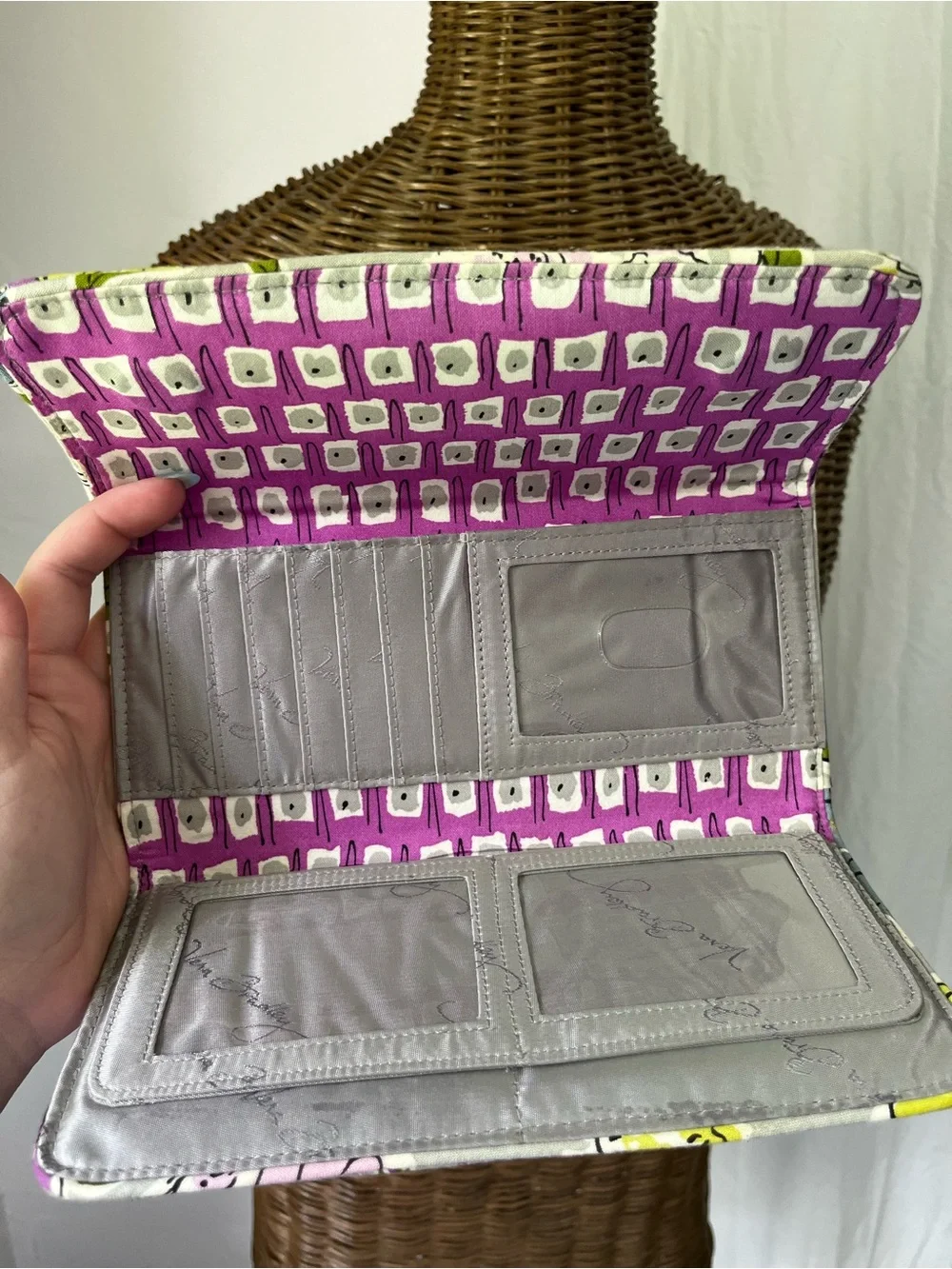 Vera Bradley Quilted Floral Shoulder Bag & Wallet.